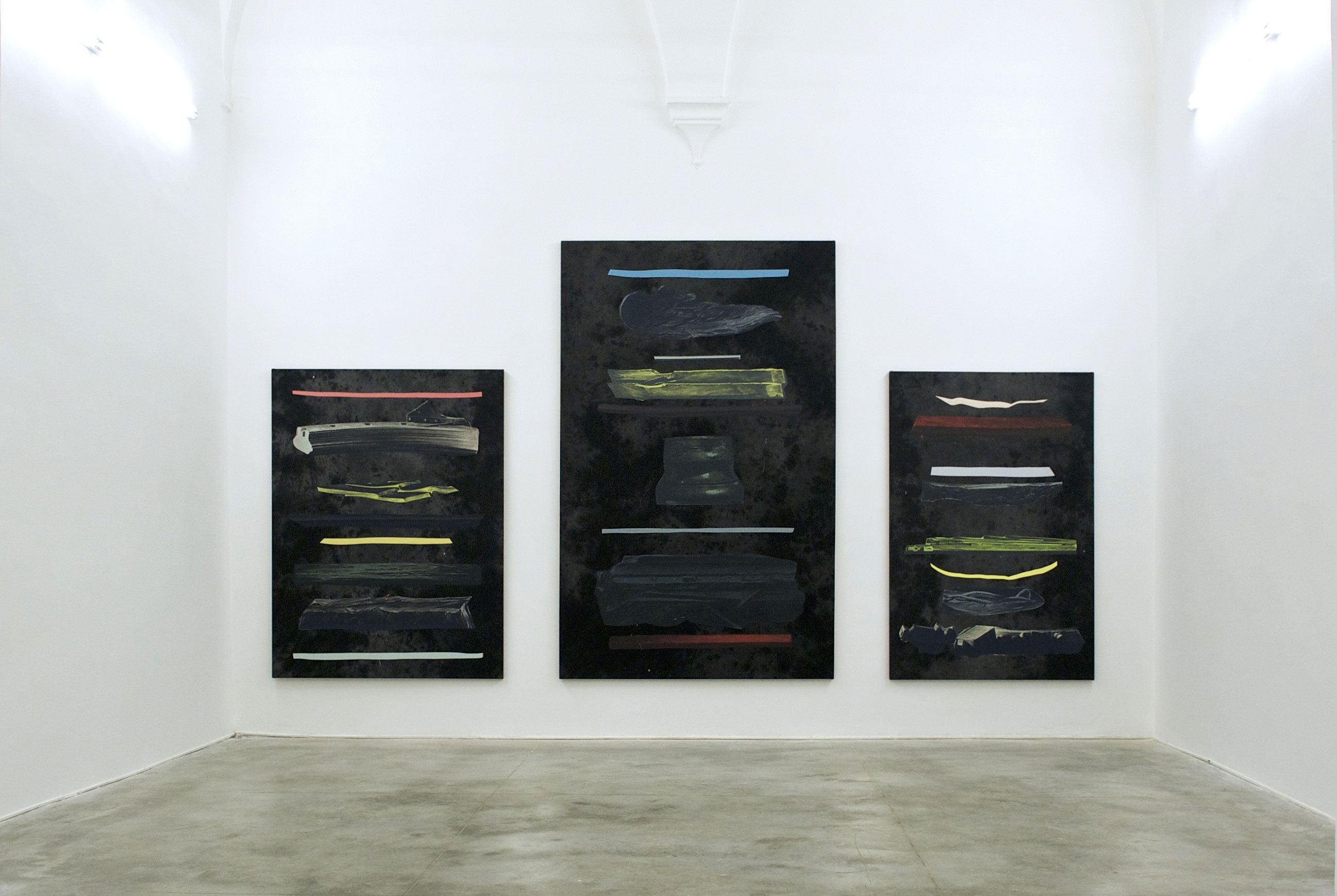 Ian Tweedy, Installation view of My Neighbors The Von Stauffenbergs, Fragment Kit I, II and III, 2013