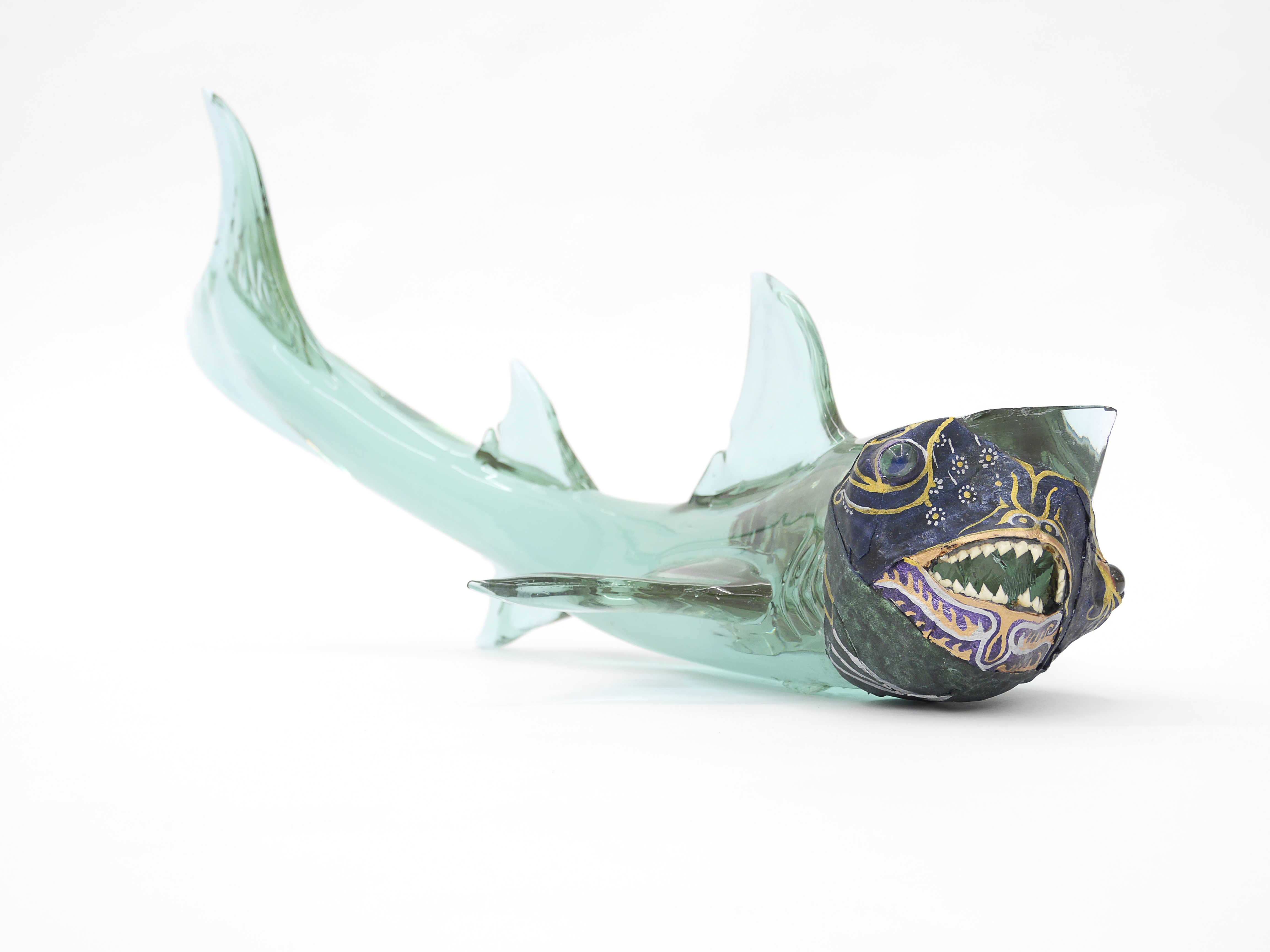 Jimmie Durham, Carnivalesque Shark in Venice, 2015