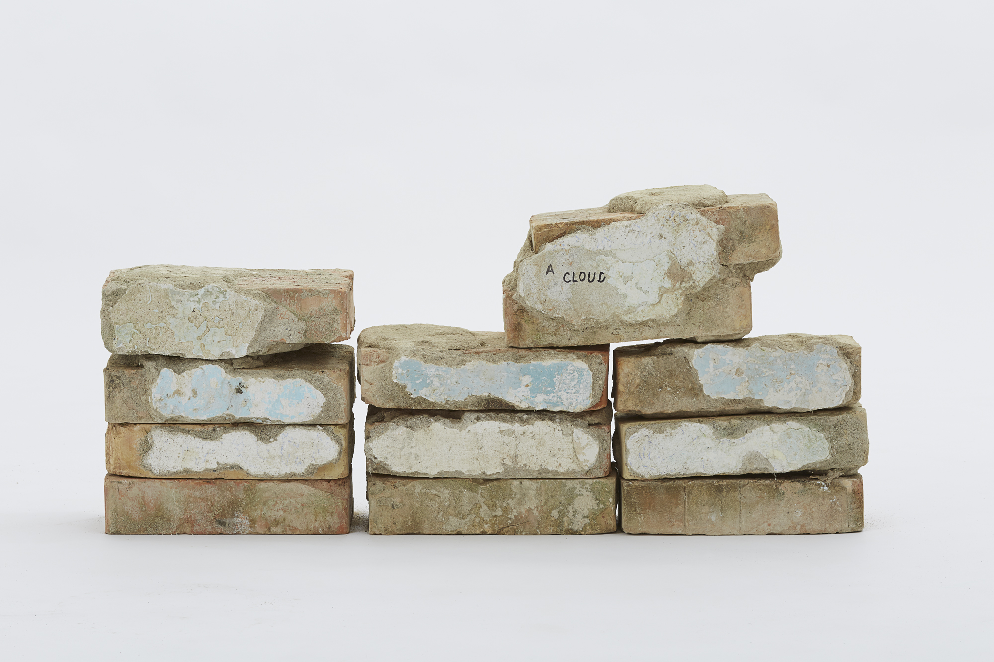 Jimmie Durham, These Twelf Bricks Were Used to Represent the Dawn Sky in Venice, 2015