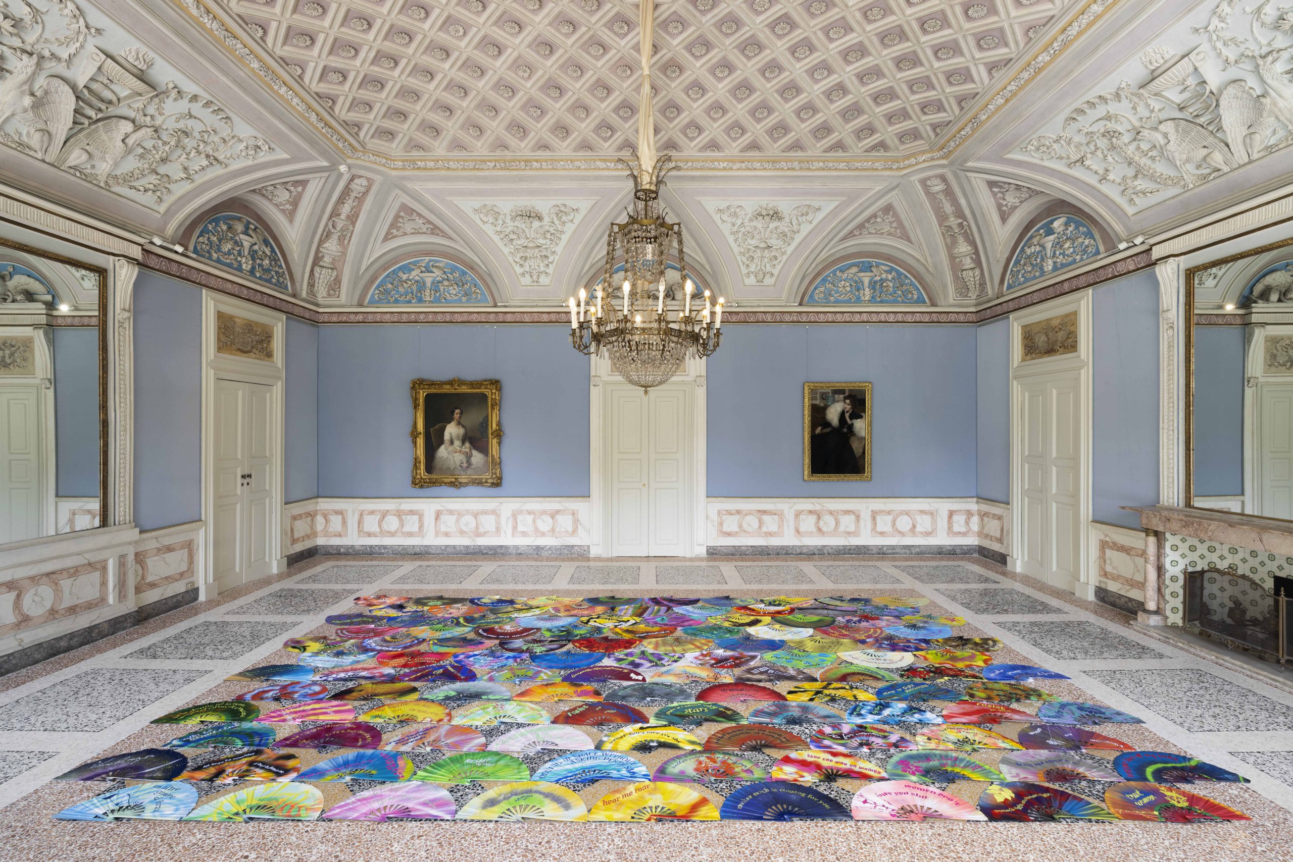 Andrea Bowers. Moving in Space without Asking Permission, 2022, installation view. Ph. Andrea Rossetti. Courtesy Fondazione Furla